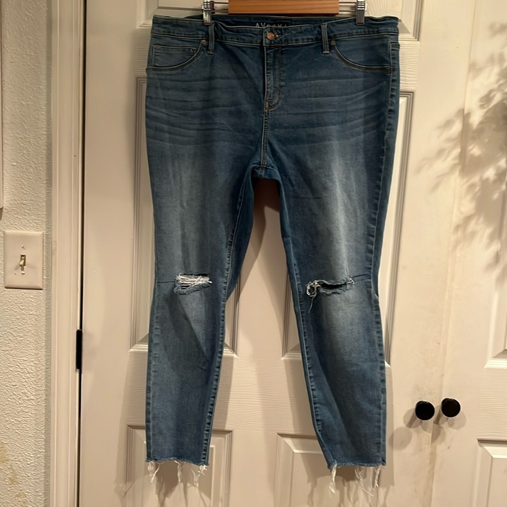 Ava & Viv brand size 20W denim jeggings